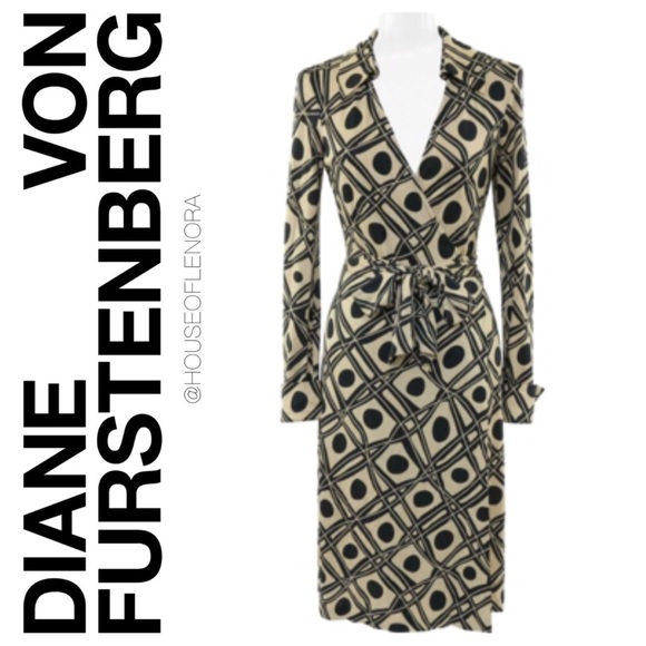 Diane Von Furstenberg Dresses & Skirts - DVF Jeanne Silk Wrap Dress